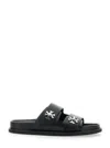 Tory Burch Sporty Slider Sandal With Swivel Details In Black