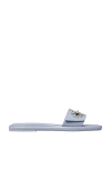 Tory Burch T Lock Slide Sandal In Blue