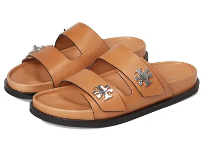 Tory Burch T Lock Sport Slide In Brown