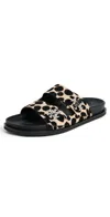 Tory Burch Sporty Slide Sandal With Twist Details Scarpe Basse Animalier In Animal Print