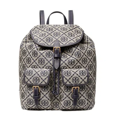 Tory Burch T Monogram Backpack In Blue