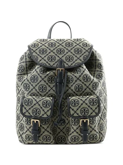 Tory Burch T Monogram Backpack In Gray