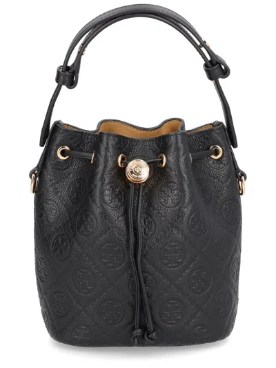 Tory Burch T-monogram Bag In Black