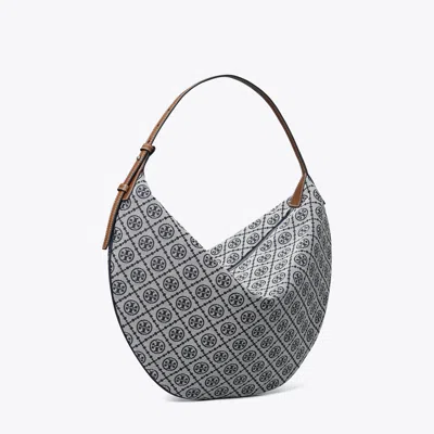 Tory Burch T Monogram Balloon Bag In Blue