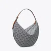 Tory Burch T Monogram Balloon Bag In Tory Navy