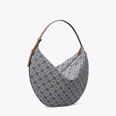 Tory Burch T Monogram Balloon Bag In Tory Navy