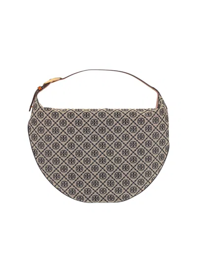 Tory Burch "t Monogram Baloon" Bag In Blue
