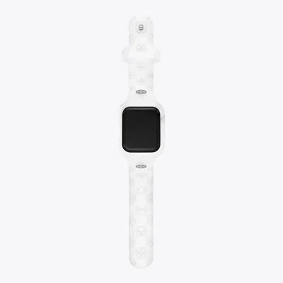 Tory Burch T Monogram Band For Apple Watch® In White