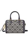 Tory Burch T Monogram Jacquard Mini Barrel Crossbody Bag In Blue