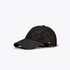 Tory Burch T Monogram Baseball Hat In Black