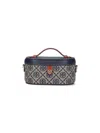 Tory Burch T-monogram Beauty Case In Blue