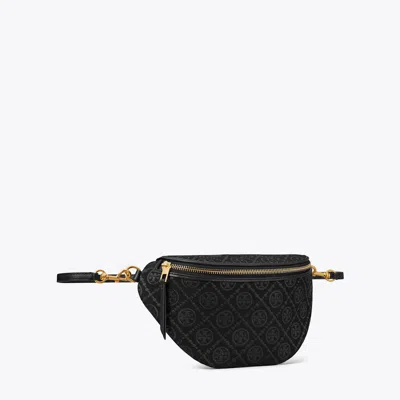Tory Burch T Monogram Belt Bag In Black