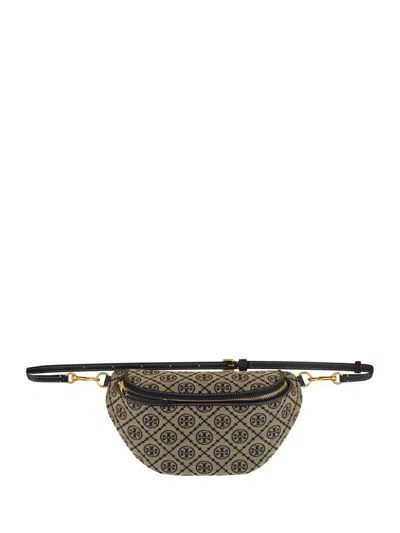 Tory Burch T Monogram Belt Bag In Blue