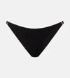 Tory Burch T Monogram Bikini Bottoms In Black
