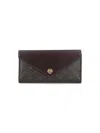 Tory Burch T-monogram Envelope Chain Wallet Crossbody Bag In Burgundy
