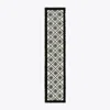 Tory Burch T Monogram Bordered Oblong Scarf In T Monogram Bordered Oblong - Black