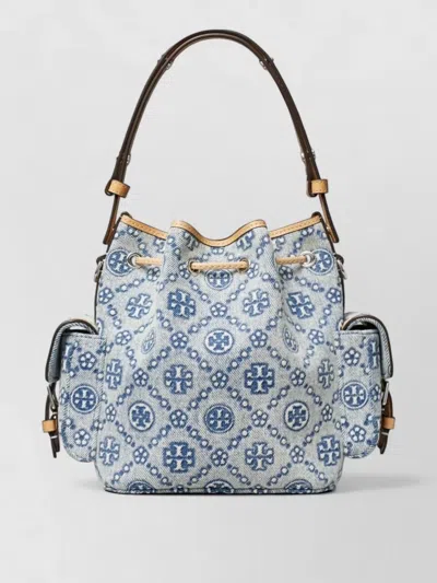 Tory Burch T Monogram Bucket Bag Adjustable Strap