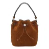 Tory Burch T Monogram Bucket Bag In Brown