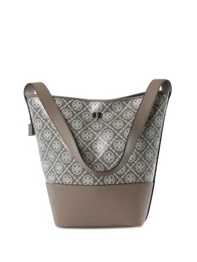 Tory Burch T Monogram Bucket Bag In Pattern