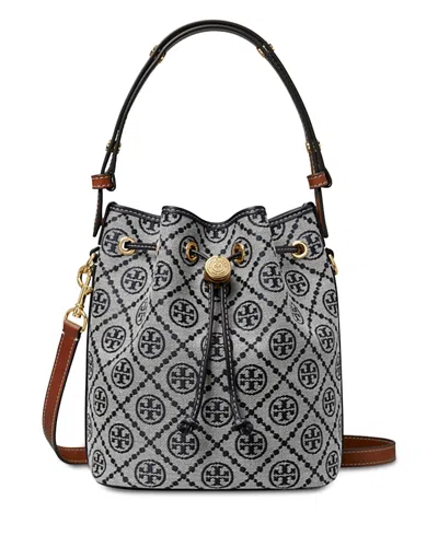 TORY BURCH T MONOGRAM BUCKET BAG