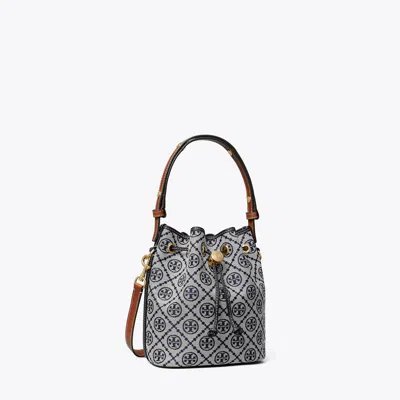 Tory Burch T Monogram Bucket Bag In Tory Navy