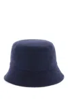 Tory Burch T Monogram Bucket Hat In Tory Navy (beige)