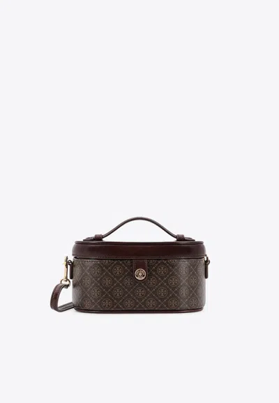 Tory Burch T-monogram Canvas Vanity Handbag