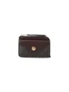 Tory Burch T Monogram Card Holder In Brown