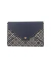 Tory Burch T-monogram Chain Pouch In Blue