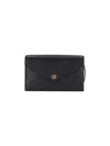 Tory Burch T Monogram Envelope Chain Wallet In Black
