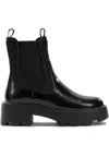 Tory Burch T Monogram Chelsea Boots In Black