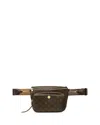 Tory Burch T Monogram Coated Canvas Belt Bag In Brown