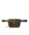 Tory Burch T Monogram Coated Canvas Mini Belt Bag In Brown