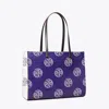 Tory Burch T Monogram Contrast Embossed Tote