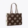 Tory Burch T Monogram Contrast Embossed Tote In Pattern