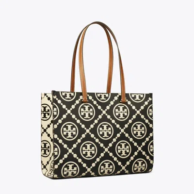 Tory Burch T Monogram Contrast Embossed Tote In Multi