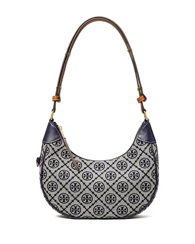 TORY BURCH T MONOGRAM CRESCENT BAG