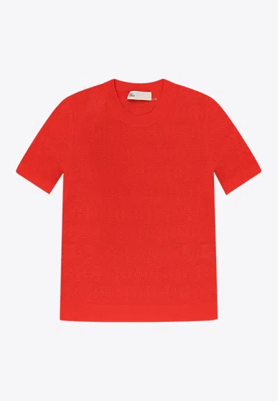 TORY BURCH T MONOGRAM CREWNECK T-SHIRT