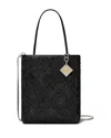 Tory Burch T Monogram Crossbody Tote In Black