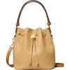 Tory Burch T Monogram Debossed Bucket Bag