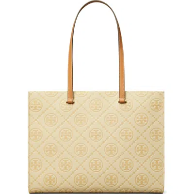 Tory Burch T Monogram Debossed Pebble Leather Tote