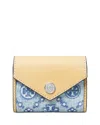 Tory Burch T Monogram Denim Envelope Wallet