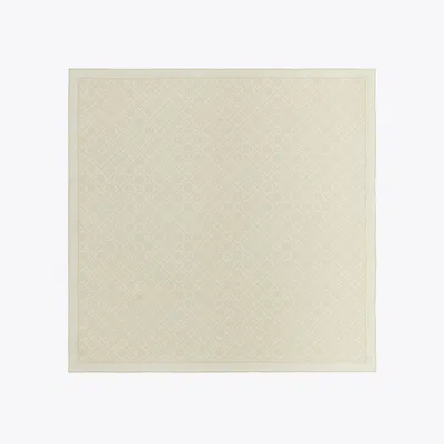 Tory Burch T Monogram Double-sided Silk Square Scarf In Multi