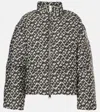 Tory Burch T Monogram Down Jacket In Multicoloured