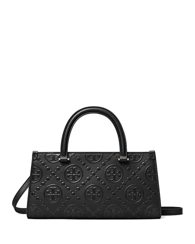 TORY BURCH T MONOGRAM EMBOSSED EAST/WEST TOTE