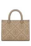 Tory Burch T Monogram Embossed Square Tote Bag