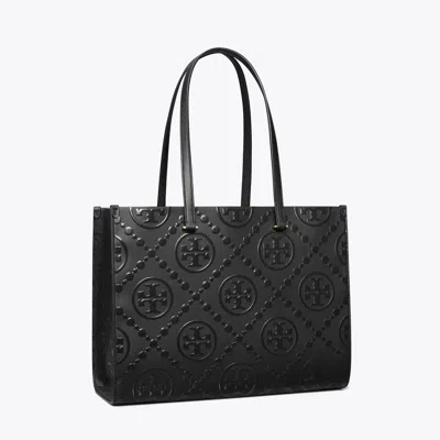 TORY BURCH T MONOGRAM EMBOSSED TOTE