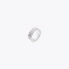 Tory Burch T Monogram Enamel Ring In Platinum/lilac
