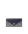 Tory Burch Stitching Contrast Envelope Style In Black