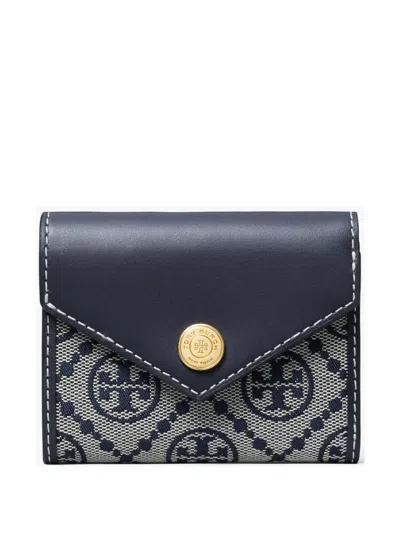 Tory Burch T Monogram Small Envelope Wallet In Multi